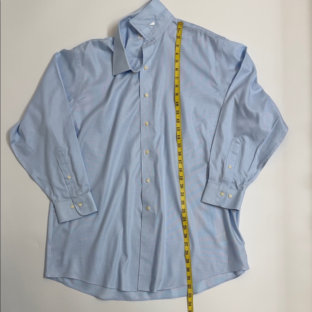 Brooks Brothers 1818 Regent Non-Iron Dress Shirt Blue Classic Menswear - Picture 4 of 6